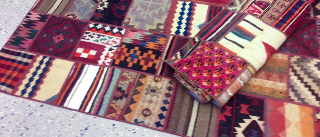 patchwork matta kelim